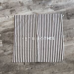Henri Bendel Black and White Striped Bag